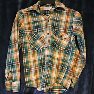 Vintage Plaid Flannel Shirt for Men Frostproof